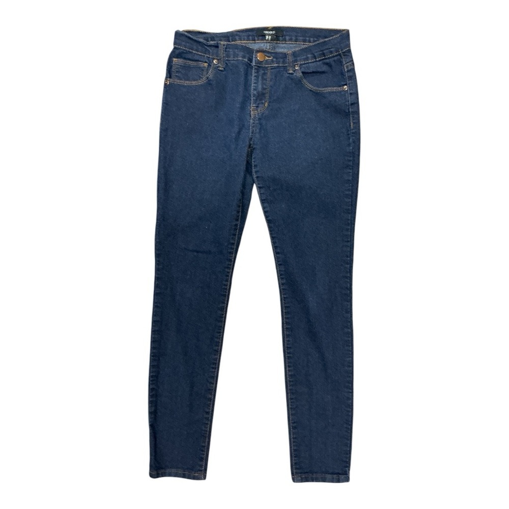 Forever 21 - EC - Blue Skinny Jeans with Tapered Fit